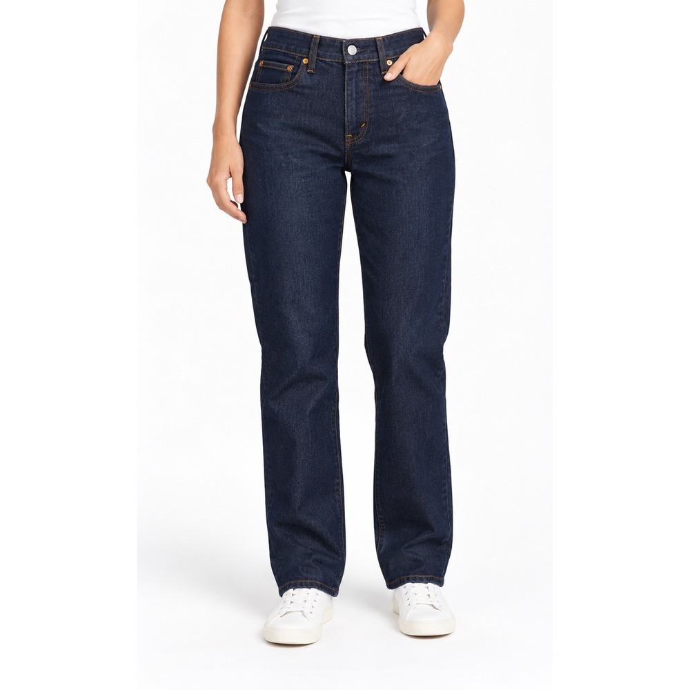 Levi's 414 Relaxed Straight Jeans Womens 28x32 Dark Wash Denim NWT